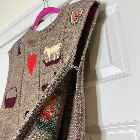 Vintage Ralph Lauren Wool Vest Handmade in England 1982 Rare - Picture 6 of 16